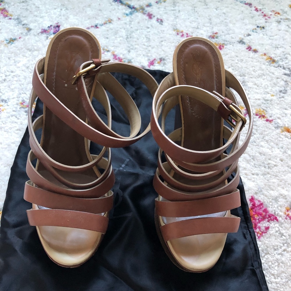 YSL Wedges. Size 37.5.